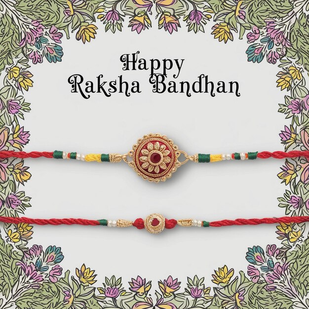 Photo raksha bandhan festive background design