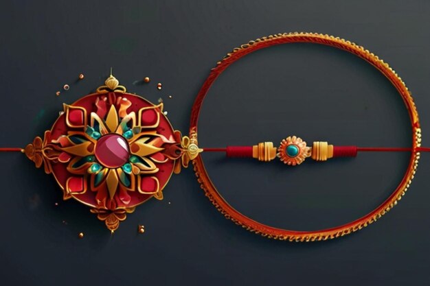 Raksha Bandhan Rakhi Indian festival Decorative Rakhi