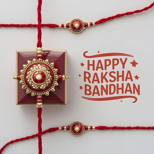 A raksha bandhan with beautiful rakhi and gifts