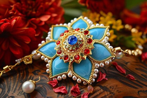 Raksha bandhan with colorful decoration