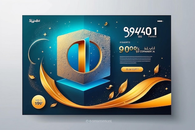 Ramadan 1441 Modern promotion square web banner for social media mobile apps