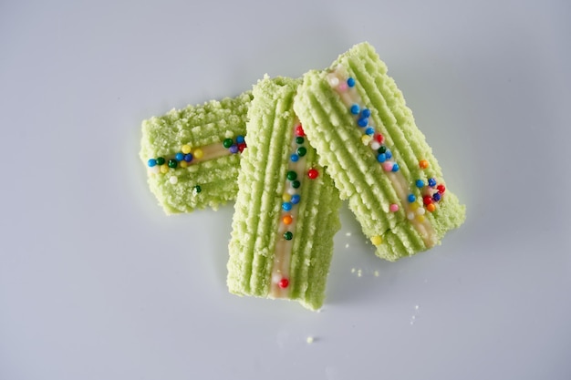 Ramadan cookie against white background