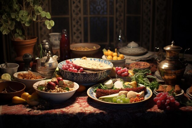 Photo ramadan food background image