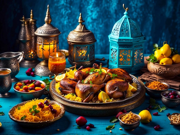 Ramadan Iftar SpreadExperience the Richness of Traditional Delicacies