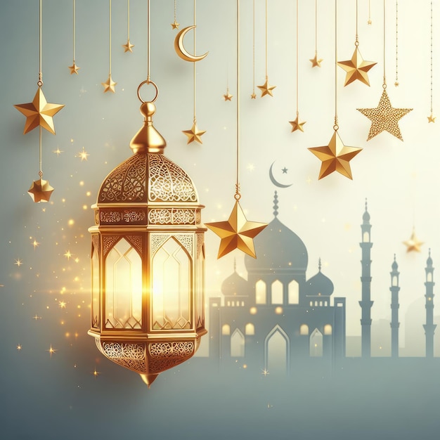 Ramadan Islamic Background with text space