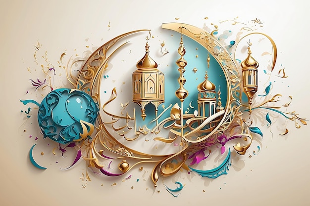 Ramadan Kareem Arabic Calligraphy