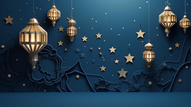 Ramadan Kareem concept illustration