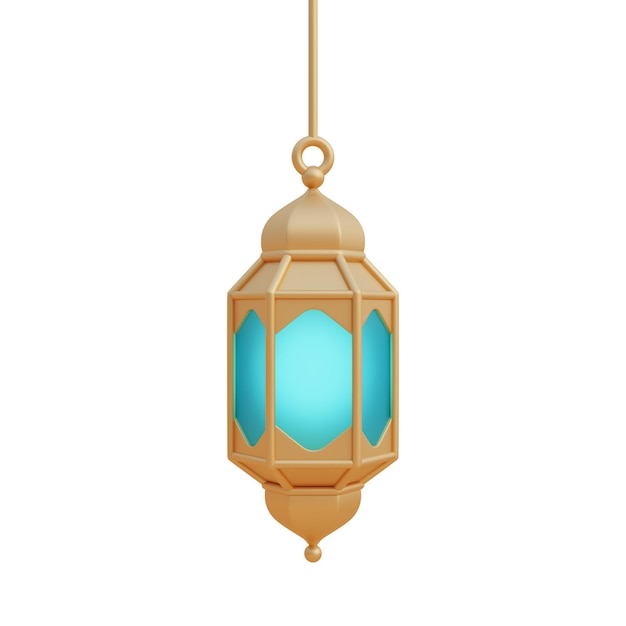 Ramadan Kareem or Eid Al Adha mubarak 3d Element decorated for Muslim Islamic festival 3d rendering