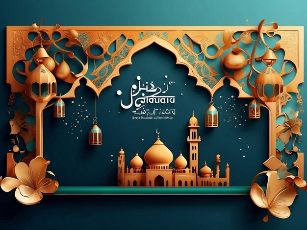 ramadan kareem and eid mubarak