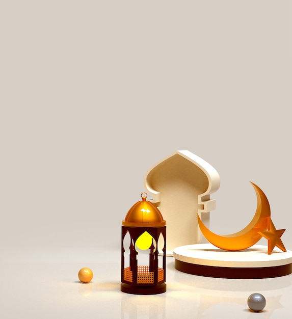 Ramadan kareem islamic background lantern