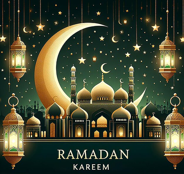 Ramadan Kareem Islamic background