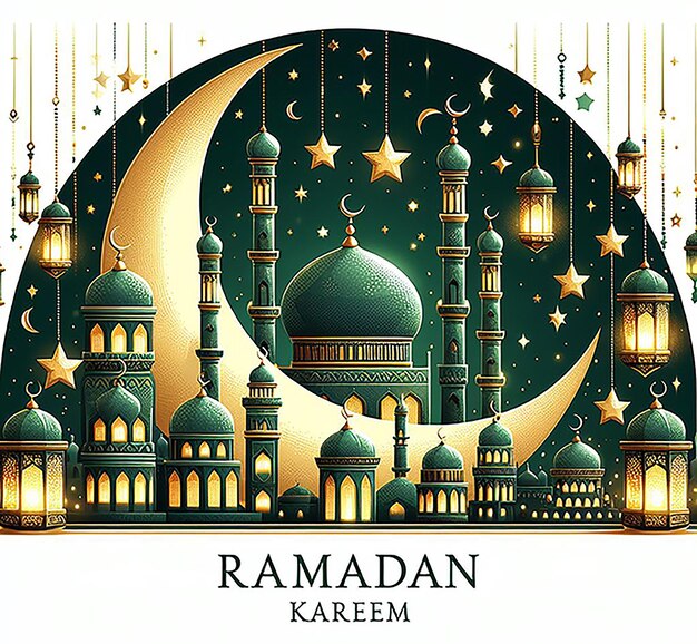 Ramadan Kareem Islamic background