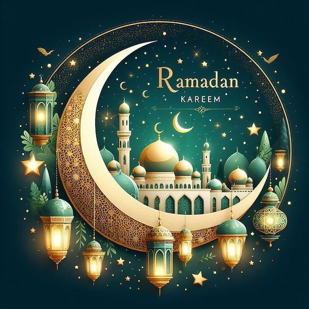 Ramadan Kareem Islamic background