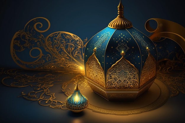 Ramadan kareem islamic background