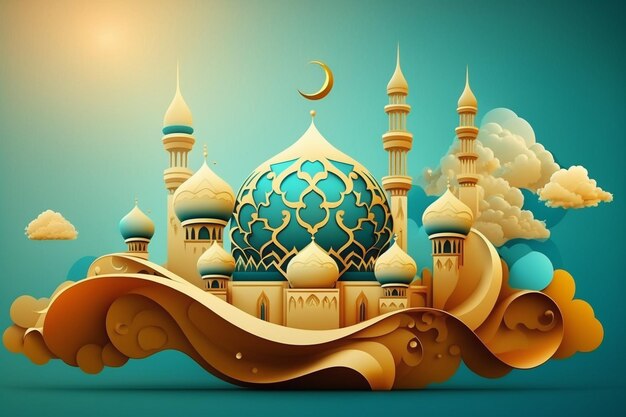 Ramadan kareem islamic background