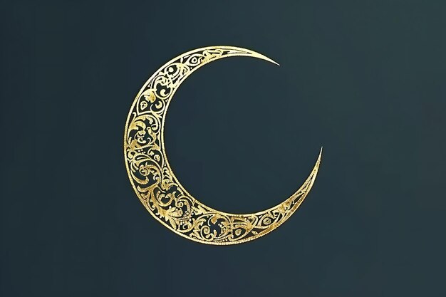 Ramadan kareem islamic festival greeting with decorative moon design