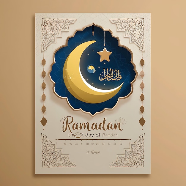 Photo ramadan kareem social media post template