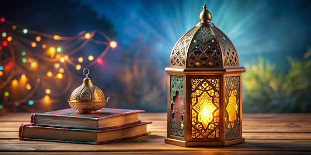 Ramadan lantern Islamic greeting cards