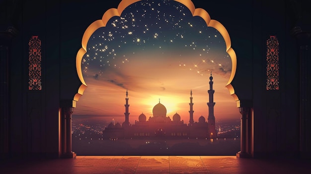 Ramadan lantern and Ramadan design ramadan wallpaper ramadan bannergenerative ai