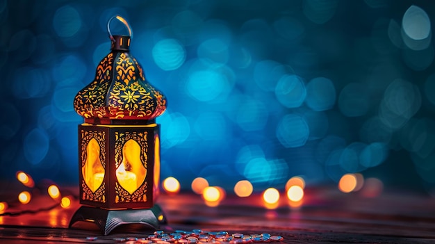 Ramadan lantern and Ramadan design ramadan wallpaper ramadan bannergenerative ai