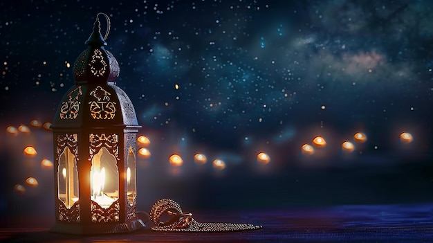 Ramadan lantern and Ramadan design ramadan wallpaper ramadan bannergenerative ai