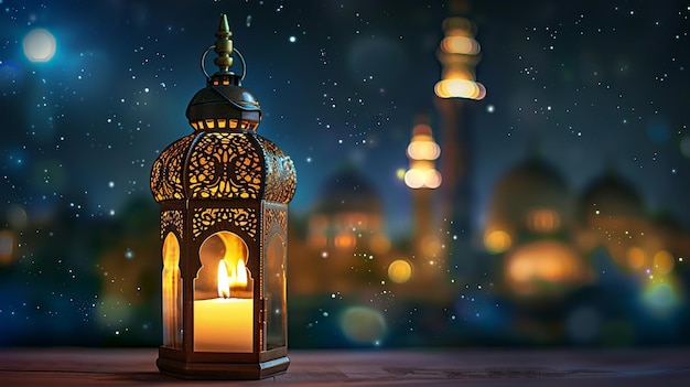 Ramadan lantern and Ramadan design ramadan wallpaper ramadan bannergenerative ai