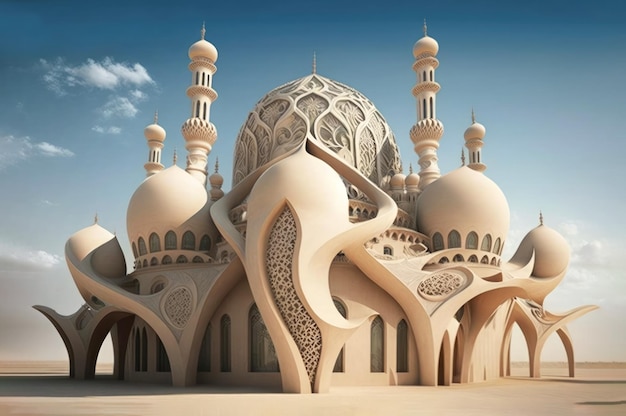 Ramadan muslim mosque architecture design