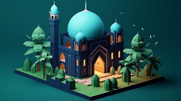 Ramadan The ninth month of Islamic calendar Observed by Muslims around world as A month of fasting prayer repercussions society Month commemorating first verses of Prophet Muhammad ai generated art