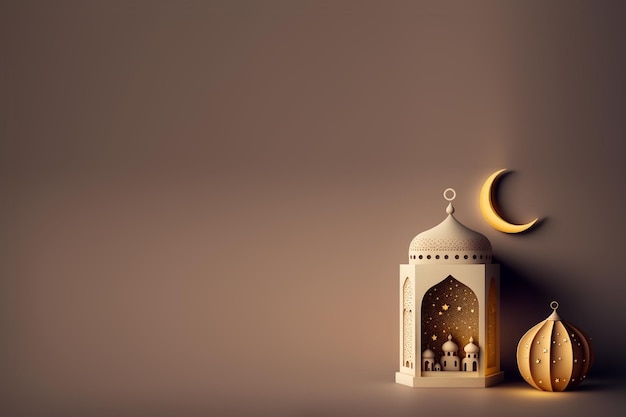 Ramadan Vibes 3D Background