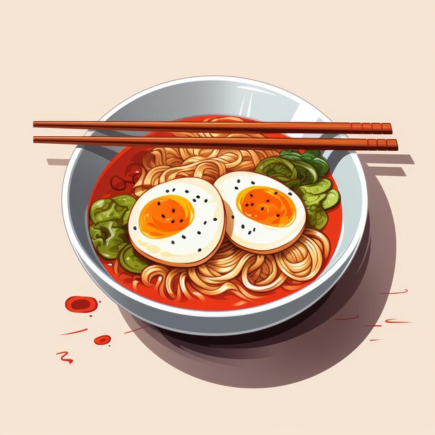 ramen illustration