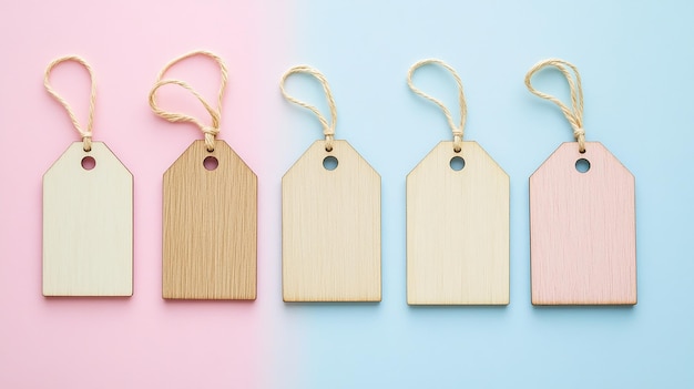 Range of Blank Wooden Tags for Crafting Perfect for Personalization and DIY Projects