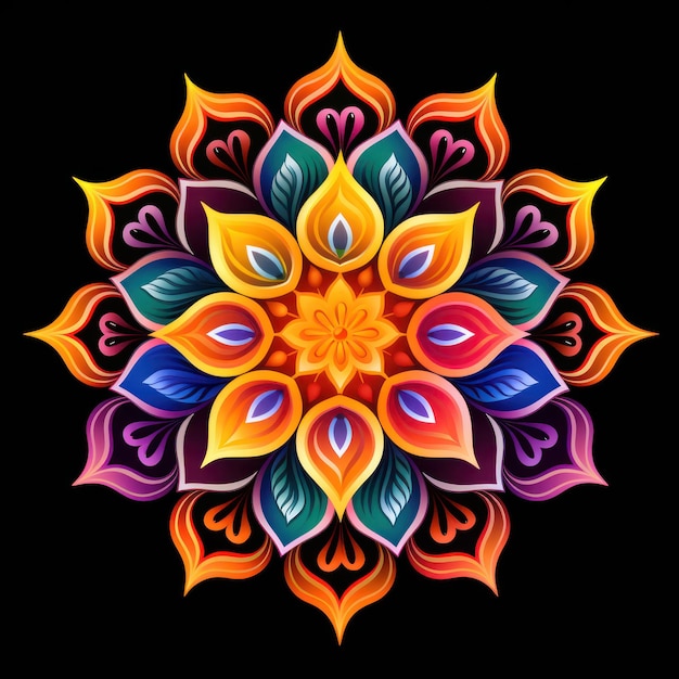 Rangoli icon for the Diwali