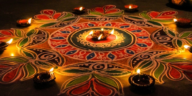 Rangoli - Traditional Indian Pattern art  