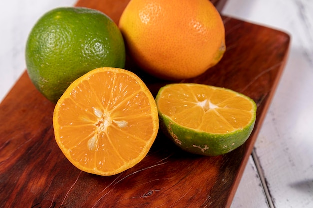 Rangpur Citrus limonia or Citrus reticulata medica sometimes called the rangpur lime mandarin lime or lemandarin is a hybrid between the mandarin orange and the citron