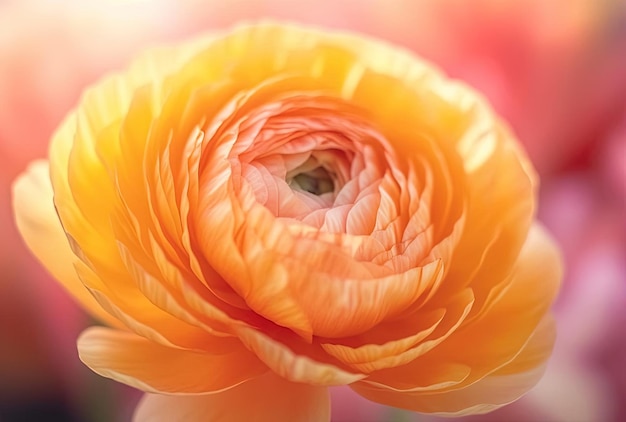 Ranunculus macro shot