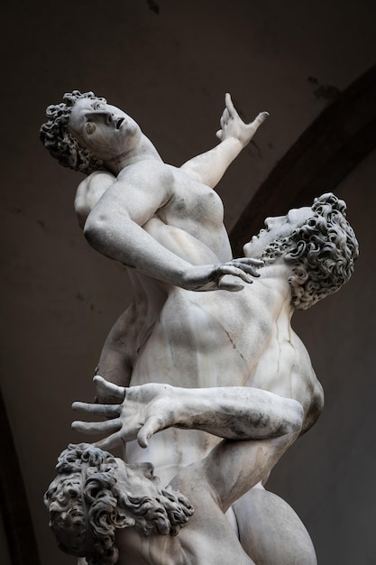 The Rape of Proserpina Renaissance statue by Giambologna Florence Italy