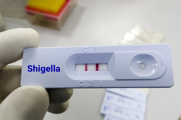 Rapid diagnostic cassette for Shigella test