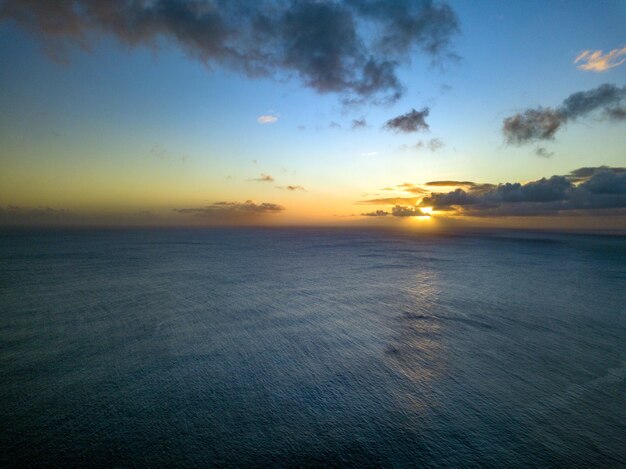 Rarotonga Polynesia Cook Island tropical paradise aerial view