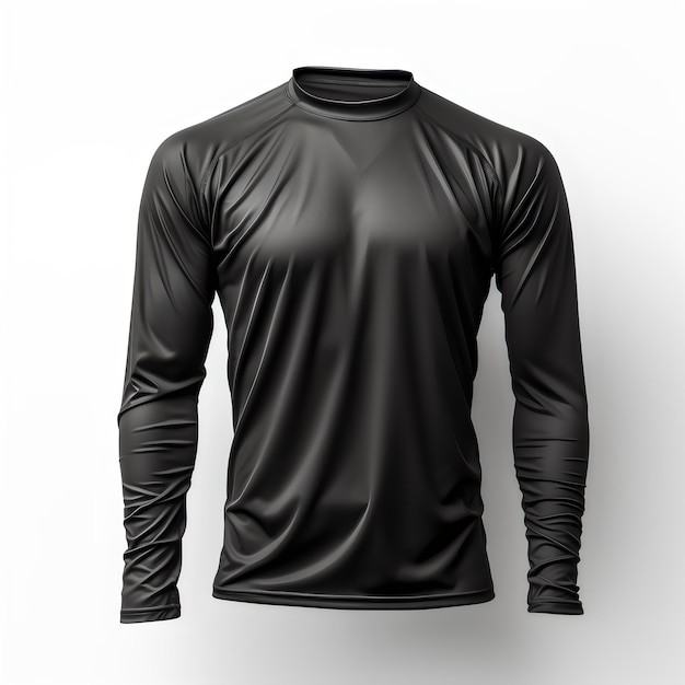 Rash guards' mockup on a white background