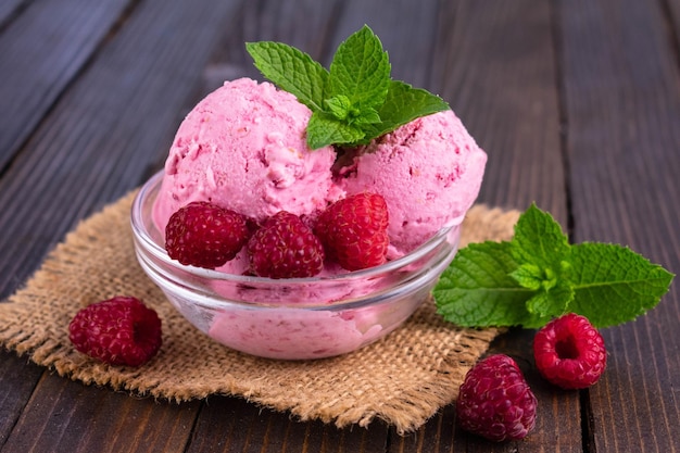 raspberry ice cream