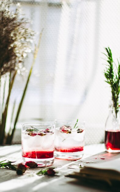 raspberry rosemary tonic