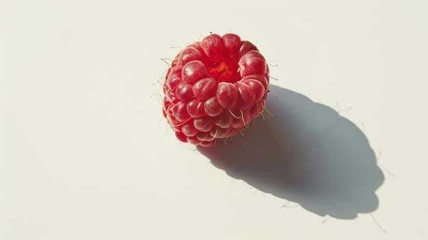 Photo a raspberry that is red