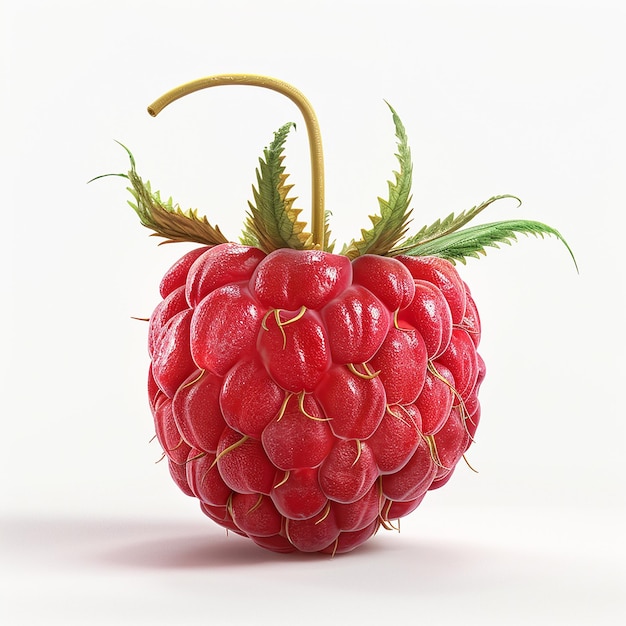 a raspberry with the word quot raspberries quot on it