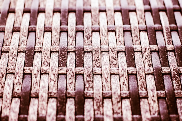 Rattan brown texture background garden furniture design detail