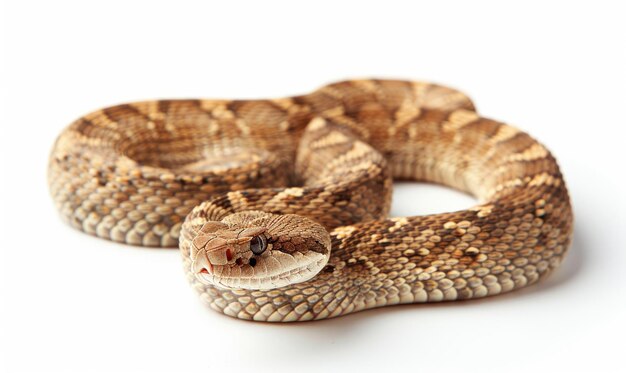 Rattlesnake on neutral background