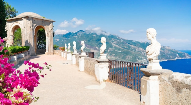 Ravello village Amalfi coast of Italy