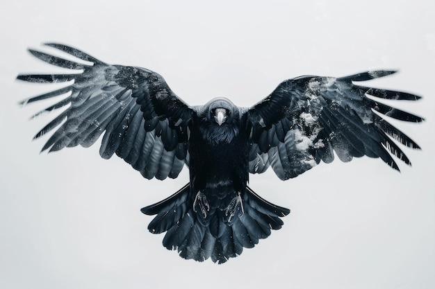 Raven Image Isolated In Transparent Background