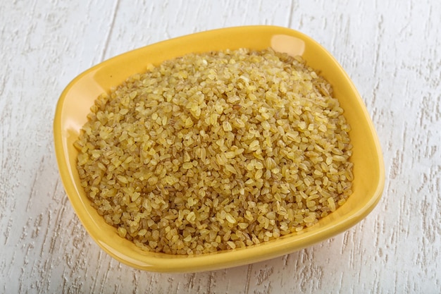 Raw bulgur