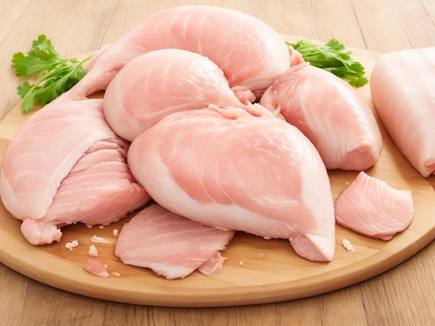 raw chicken meat