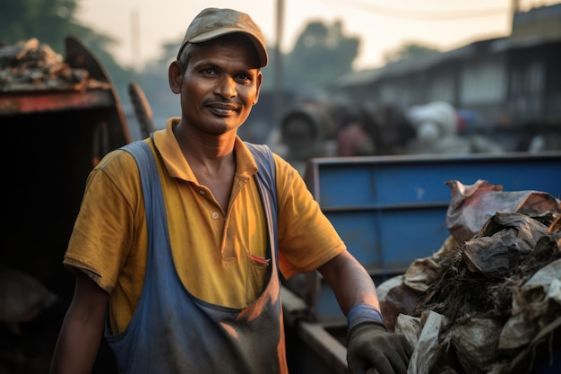 Raw emotions come alive portrait of an informal waste collector's everyday life